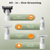 Trimcoo Electric Beard Trimmer and Magnetic Replacement Blades White 3 Set view 3
