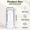 30 Pcs Empty Deodorant Containers Twist Filling Stick up Plastic Deodorant Container Refillable Deodorant Bottles Bottomfill Round Lip Balm Tubes for DIY Lipstick Crayon(30ml,Clear) view 2