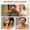 Trimcoo Electric Beard Trimmer Magnetic Blade and Adjustable Comb view 4