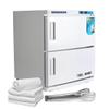 Large 30L Double Door Towel Warmer Cabinet with 2 Stainless Steel Trays - Multi-Functional Hot Heated Steamer for Salon, Spa, Barber, Manicure, Home Use - Fast Heating for Towels & Tools view 1