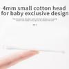 DECORNIJIA Disposable Double-headed Cotton Swabs for Ear Cleaning Gentle Spiral Scoop Tips Safe Cotton Ear Wax Removal Swabs Comfortable Non-deforming Design view 3