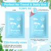 fafortune Travel Size Shampoo Bulk,Green Tea Scent,0.28 fl oz (8ml) Shampoo Mini Small,Hotel Supplies Bulk for Guests Airbnbs Homes Resorts Offices (pack of 50, green tea) view 2