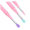 DEARMAMY 6pcs Lip and Eye Applicators Covers for Precise Makeup Application Portable Makeup Tools for Travel Versatile Lipstick and Eyeshadow Brushes view 4