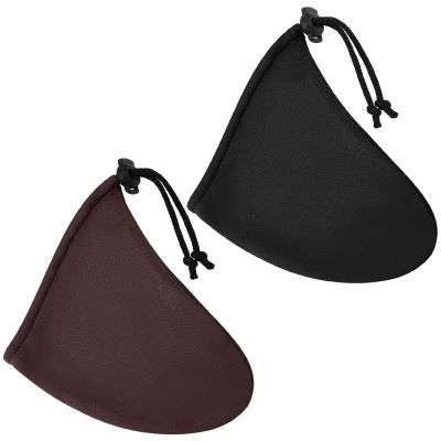 Dansydaisy 2 Pcs Men's Tanning Pouch Sun Protection, Tanning Cover for Men (Brown and Black)