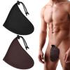 Dansydaisy 2 Pcs Men's Tanning Pouch Sun Protection, Tanning Cover for Men (Brown and Black) view 4