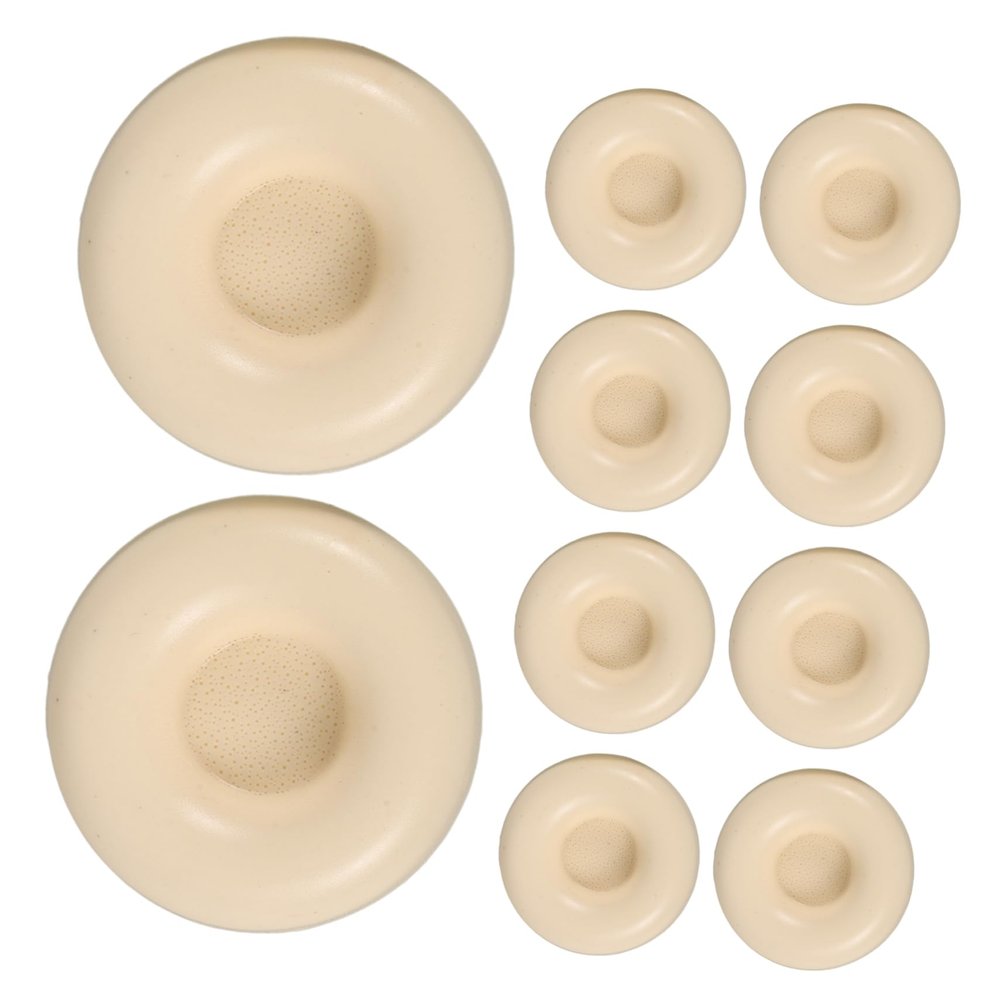 Healvian 10pcs Beeswax Hair Removal Hard Wax Blocks for Skin Gentle Facial Body Waxing Strips for Women and Men Efficient Hair Removal for Underarms Legs and Face
