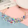 NVENF Candy Headband Costume Accessories Christmas Candy Cane Lollipop Headband Candyland Costume Halloween Holiday Christmas Outfits for Women Gifts (Pattern A) view 4