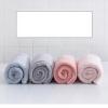 Baluue Microfiber Hair Towel Wrap for Women, Super Absorbent Coral Velvet Turban for Quick Drying Wet Hair, Soft Anti Frizz Drying Towel with Button, Large view 4