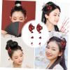 ELAYARD 1pair Japanese-style Fabric Hairpin Barrette Tassels Elegant Hair Accessory for Women and Girls for Parties Weddings and Daily Wear view 3