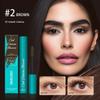 [2025 New] FYEBOO Volume and Length Mascara, Waterproof & Smudge-Proof Mascara Long-Lasting No Flaking Natural No Clumping (02# Brown) view 2