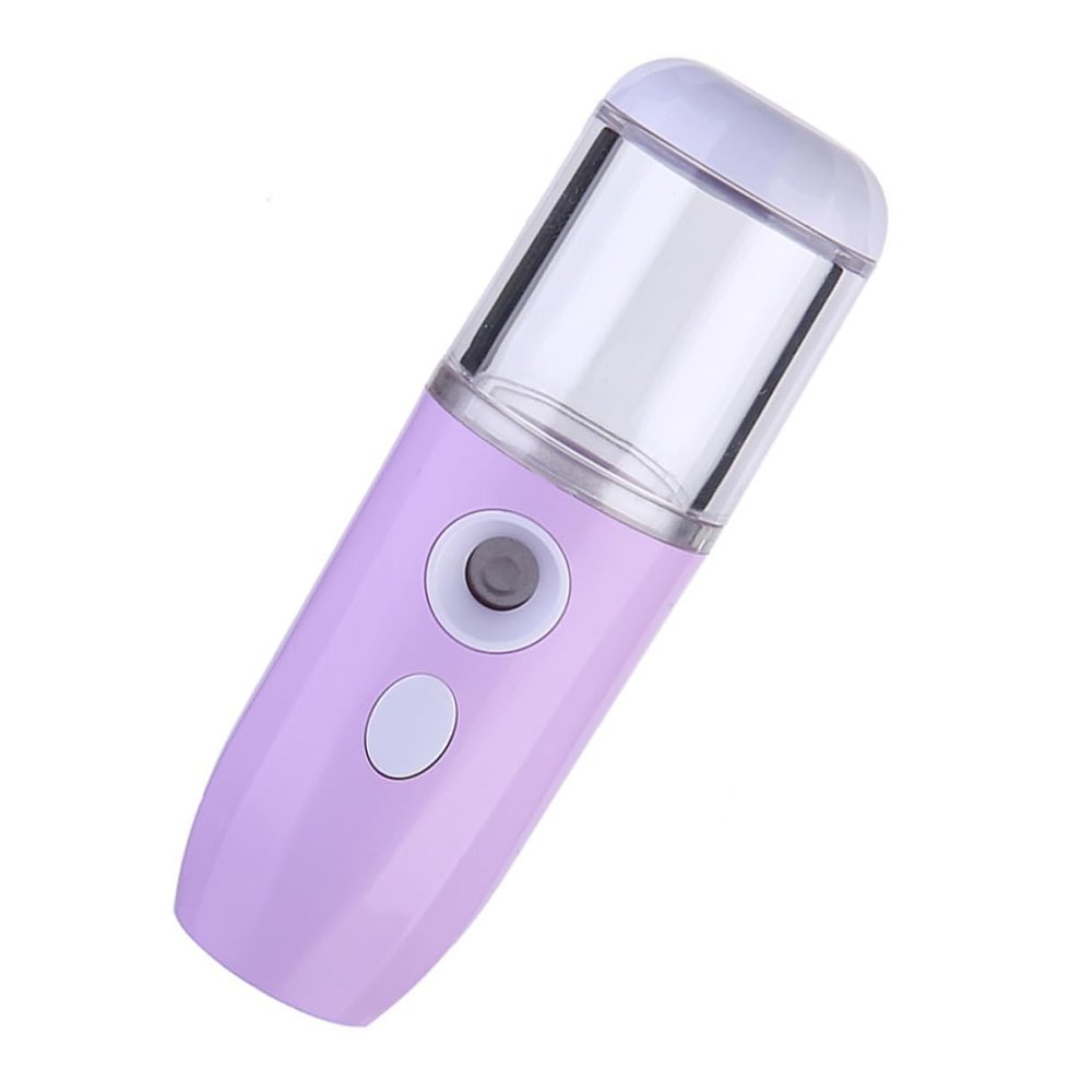 ELAYARD Nano Mist Facial Steamer Portable Hydrating Mister for Beauty Care USB Rechargeable Facial Humidifier Travel-Friendly Water Sprayer Compact Size for Skincare