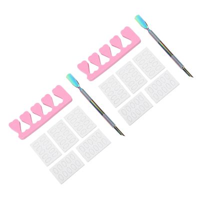 Cuticle Trimmer Remover Pusher Professional Stainless Steel Nail Care Tools for Home and Salon Use 2pcs Set