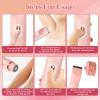 Bikini Trimmer for Women 2in1 Epilators Hair Removal Waterproof Electric Razors Women's Electric Razor Pubic Hair Trimmer Shaver for Women for Ladies Pubic, Face, Underarms, Legs(Pink) view 3