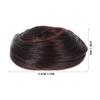 Beavorty 2pcs Realistic Hair Bun Maker Comfortable Scalp-friendly Hairpiece for Daily Use Parties and Weddings Deep Donut Bun Holder Scrunchies view 2
