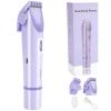 Bikini Trimmer for Women 2in1 Epilators Hair Removal Waterproof Electric Razors Women's Electric Razor Pubic Hair Trimmer Shaver for Women for Ladies Pubic, Face, Underarms, Legs(Purple) view 1