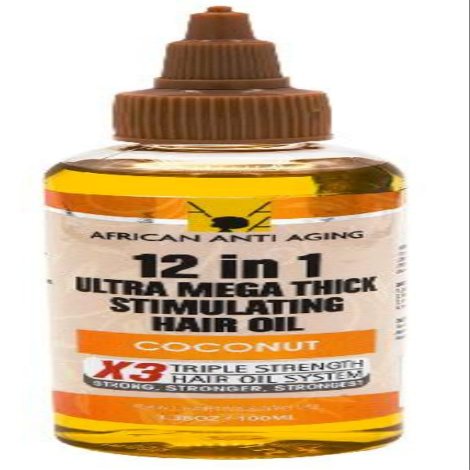 AAA 12 IN 1 MEGA THICK OIL COCONUT-,3.38OZ
