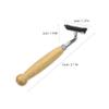 KAILIKETIY 4pcs Natural Bamboo Handle Razor for Bald Head Beard Mustache Trimmer Smooth Shave Shaving Blade Hair Shaver view 2