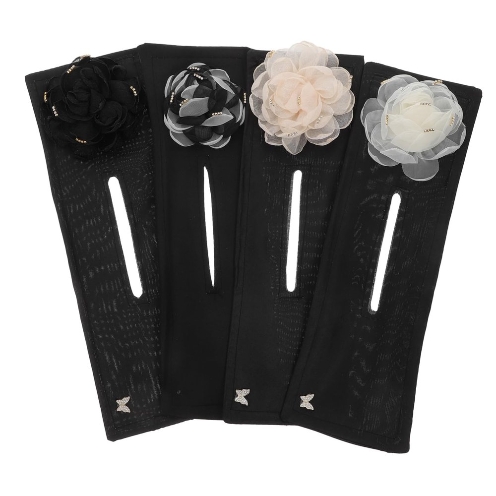 Ipetboom 4pcs Flower Bun Maker Set Twisted Hair Bun Shaper Tool for Women Easy-to-Use Hair Styling Accessories for Girls for Updos and Special Occasions