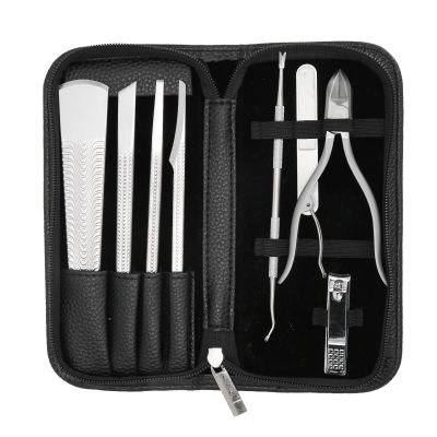 8Pcs Pedicure cutter Set, Stainless Steel Dead Skin Remover Tools Kit, Portable Foot Callus cutter with Storage, Pedicure Kit for Nail Art, Beauty Salon and Home Use