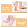 Beaupretty 1pair Silicone Foot Masks for Women Moisturizing Gel Socks for Cracked Heels Rough Soft Spa Socks Skin view 3