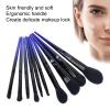10pcs Eyeshadow Blush Brush Set, Portable Soft Hair Cosmetic Brush, Ergonomic Handle, Fine Fiber Brush Hair, for Beginners and Makeup Artists, view 4
