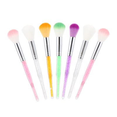 Baluue 7pcs Acrylic Nail Brush Dust Brush for Nail Art Clean up Manicure Pedicure Lightweight Convenient