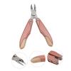 DEARMAMY Professional Stainless Steel Cuticle Scissors Manicure Tool for Fingernails Toenails Cuticle Nipper Portable Manicure Nipper Tools for Nails view 3