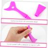 HONITANO 3pcs Eyelash Mascara Shield Silicone Makeup Applicator Lash Shield Tool Eyeliner Guard for Smooth Application view 2