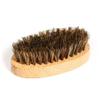Beaupretty Beard Brush for Men Oval Boar Bristle Shaving Brush with Beech Wood Handle 8.5x4.5x2.8 cm for Grooming and Shaping Facial Hair view 3