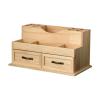 Ysyqkn Wooden Makeup Organizer for Vanity Storage Organization Box Display Stand Desk Organizer for Dresser Home Office Bedroom view 1