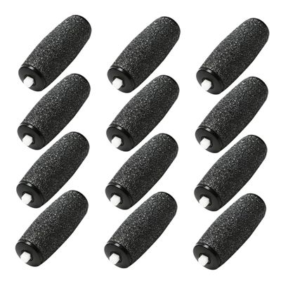 Beaupretty 12pcs Foot File Roller Head Replacement for Pedicure Electric Foot Grinder Callus Remover Replacement Rollers