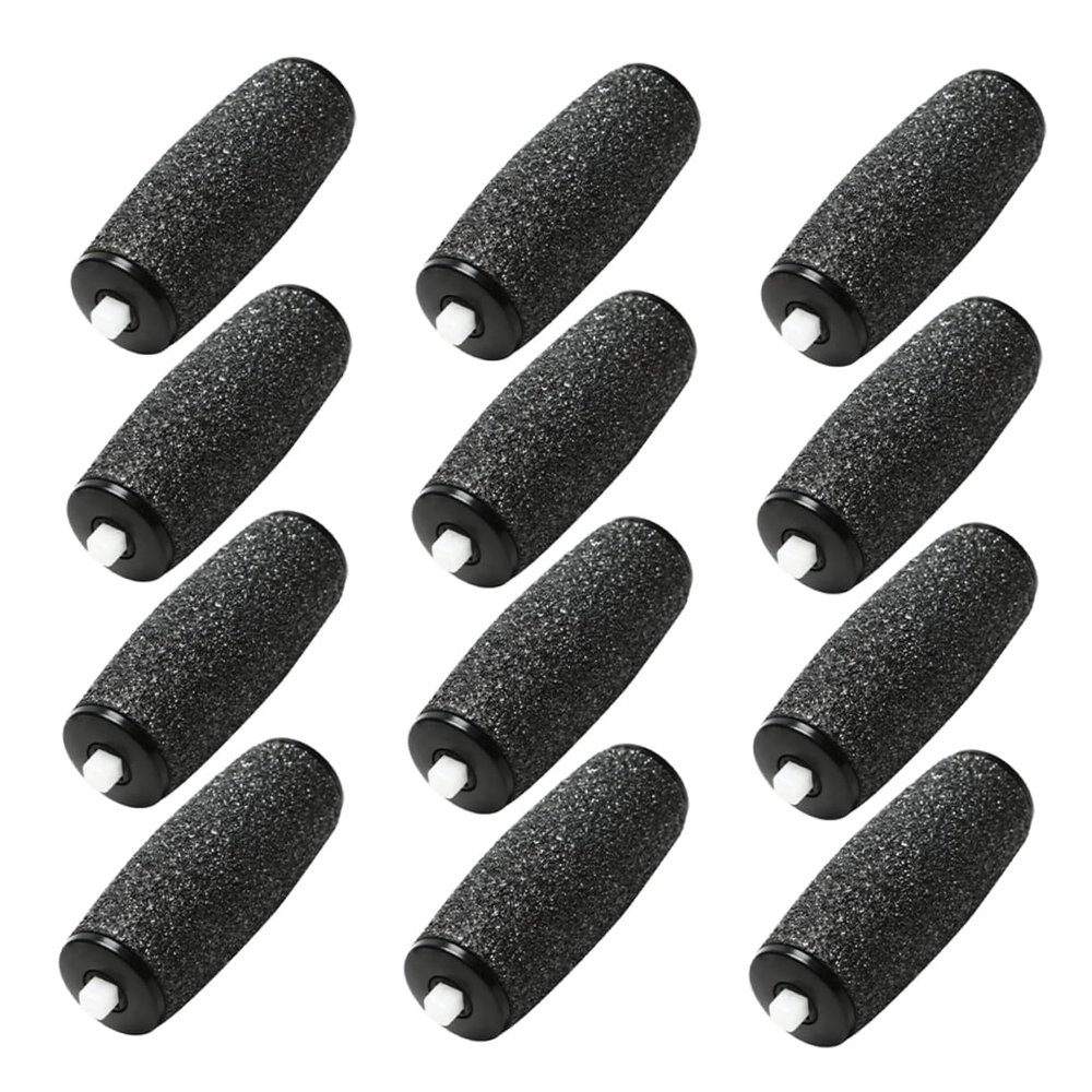 Beaupretty 12pcs Foot File Roller Head Replacement for Pedicure Electric Foot Grinder Callus Remover Replacement Rollers