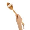 2-in-1 Long Bath Shower Body Brush with Soft for Skin Exfoliating and Care - Stimulates Blood Flow and Lymphatic System - EasytoReach Long Handle Design for Skin view 4