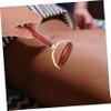 Beaupretty Red Agate Face Roller Massager Dual-Head Facial Massage Tool for Relaxation view 3