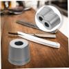 ELAYARD 2pcs Manual Razor Stand Metal Base Shaving Holder for Bathroom and Shower Compatible Safety Razors and Brushes view 4