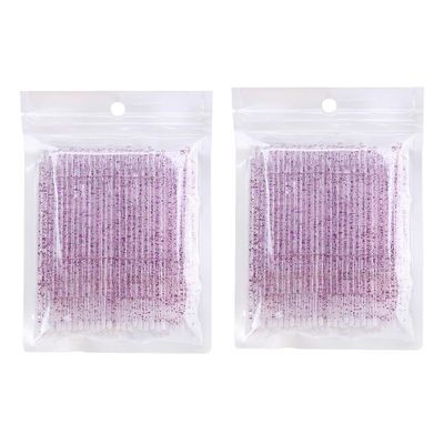 LIFKOME 200Pcs Eyelash Cleaning Swabs for Makeup Removal Compact and Easy to Use Eyebrow Cleaning Rods for Lash Extensions and Nail Art