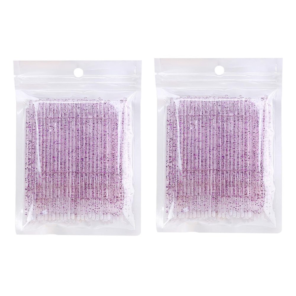 LIFKOME 200Pcs Eyelash Cleaning Swabs for Makeup Removal Compact and Easy to Use Eyebrow Cleaning Rods for Lash Extensions and Nail Art