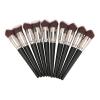 10pcs Oblique Concealer Brush, Soft Fiber Base Brush, Ergonomic Flexible Makeup Tool, Flexibility Synthetic Fiber Brush for Covering Blemishes, for Makeup Artists and Women view 4