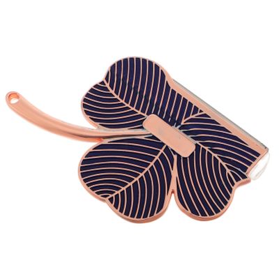 FOMIYES Women Stainless Steel Eyebrow Precision Shamrock Shape Face Trimmer for Hair Removal Beauty Tool for Eyebrow Shaping and Grooming