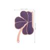 FOMIYES Women Stainless Steel Eyebrow Precision Shamrock Shape Face Trimmer for Hair Removal Beauty Tool for Eyebrow Shaping and Grooming view 2