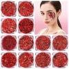 Body Glitter Face Glitter, Hair Glitter for Kids, 12 Shapes Fine Chunky Glitter Gel for Women Girls Makeup Sparkles Party Mermaid Sequins Rave Accessories Singer Concerts Festival (Red Scheme) view 1
