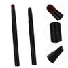 ELAYARD 2pcs Retractable Double-Ended Angled Eyebrow Brush and Eyeshadow Brush Set Cap Portable Makeup Tool for Eye Makeup Application view 2