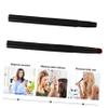 ELAYARD 2pcs Retractable Double-Ended Angled Eyebrow Brush and Eyeshadow Brush Set Cap Portable Makeup Tool for Eye Makeup Application view 3