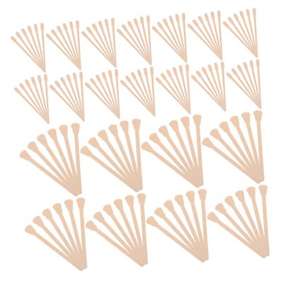 PLAFOPE 200pcs Facial Waxing Sticks Wooden Waxing Sticks Accurate Wax Distribution Wax Wands Home Salon Use