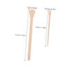 PLAFOPE 200pcs Facial Waxing Sticks Wooden Waxing Sticks Accurate Wax Distribution Wax Wands Home Salon Use view 2
