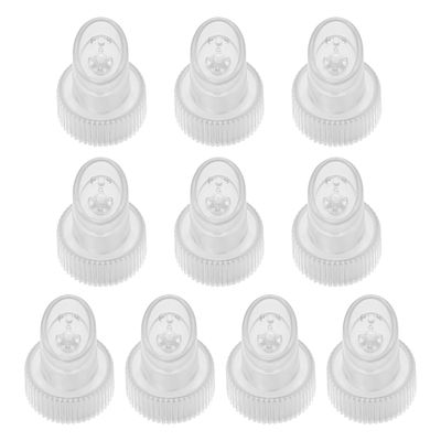 Elitzia 10 PCS Hydro Oxygen Facial Beauty Machine Tips Replacement Plastic Hydrodermabrasion Tips for Skin Cleaning Parts Large Straight Shape Tip Suitable for ETAF1324 ETDN7 Machine ETTIP5