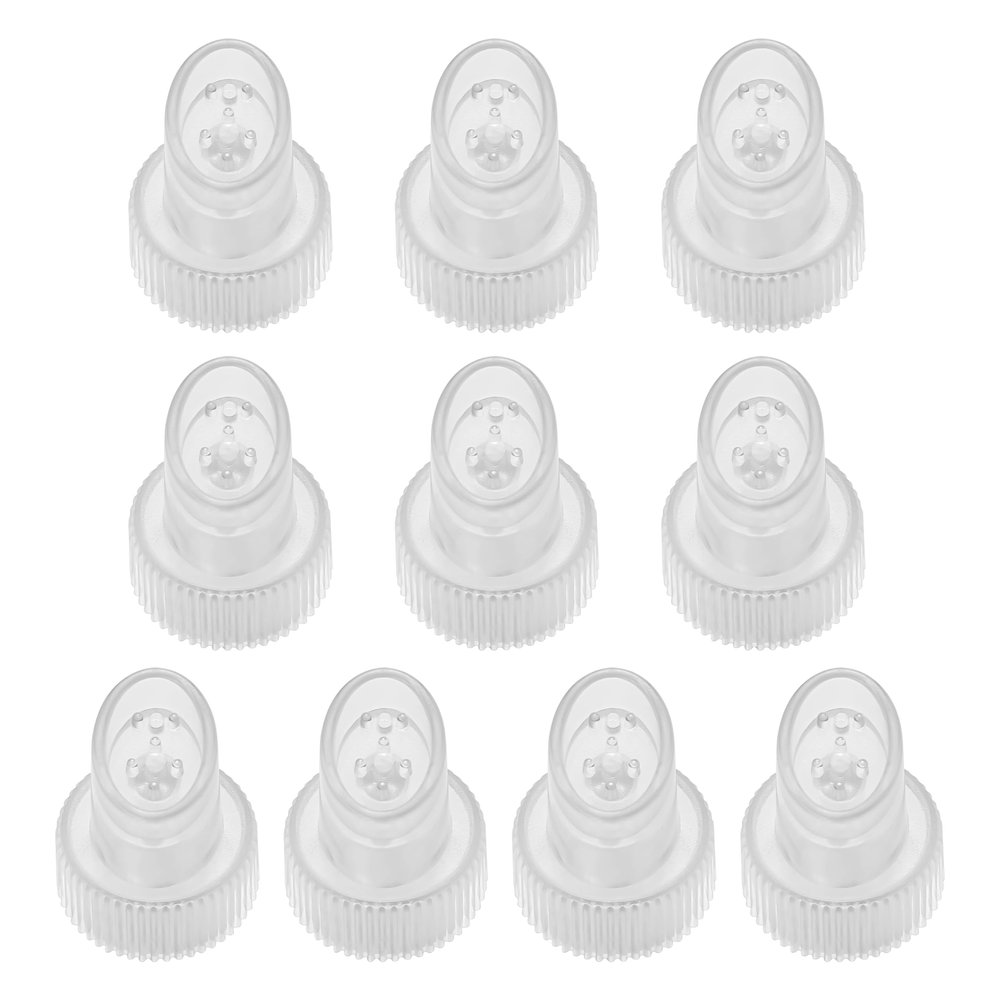 Elitzia 10 PCS Hydro Oxygen Facial Beauty Machine Tips Replacement Plastic Hydrodermabrasion Tips for Skin Cleaning Parts Large Straight Shape Tip Suitable for ETAF1324 ETDN7 Machine ETTIP5