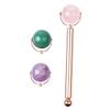 Beatifufu Jade Roller Massager Replacement Beads Roller Bar Facial Massage Tool for Skin Care Muscle Relief for Travel view 1