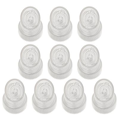 Elitzia 10 PCS Hydro Oxygen Facial Beauty Machine Tips Replacement Plastic Hydrodermabrasion Tips for Skin Cleaning Parts Large Spiral Shape Tip Suitable for ETAF1324 ETDN7 Machine Acceossories ETTIP1