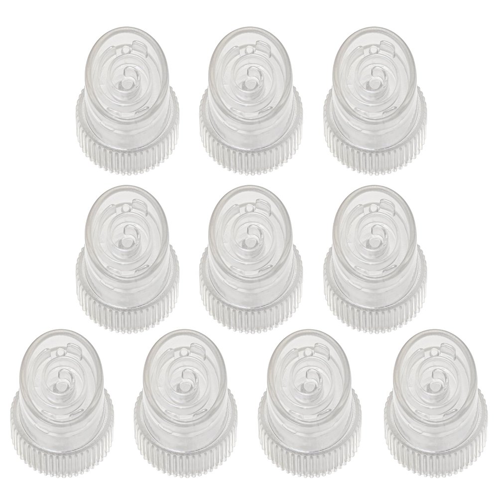 Elitzia 10 PCS Hydro Oxygen Facial Beauty Machine Tips Replacement Plastic Hydrodermabrasion Tips for Skin Cleaning Parts Large Spiral Shape Tip Suitable for ETAF1324 ETDN7 Machine Acceossories ETTIP1
